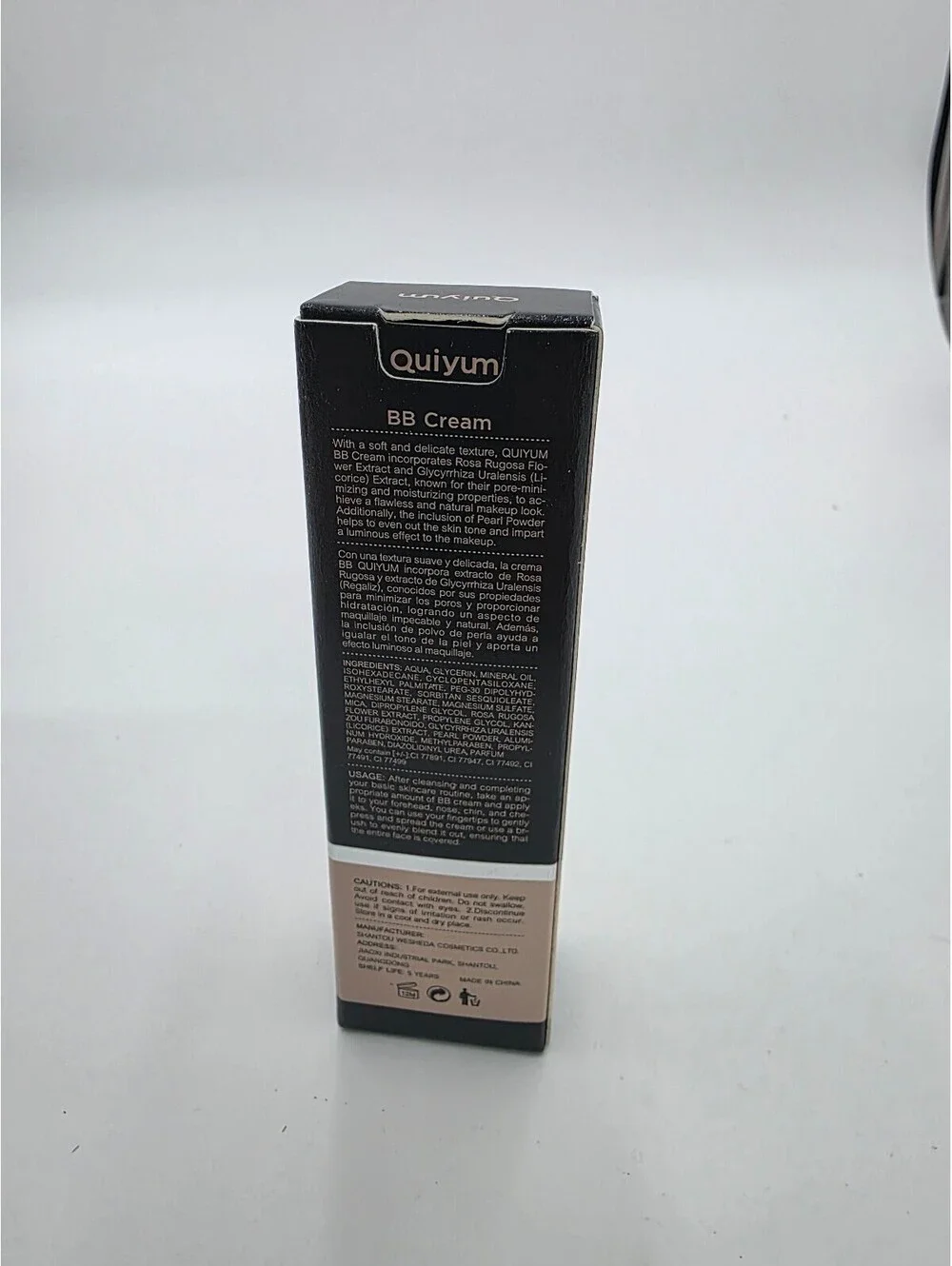 Quiyum BB Cream #160 - Even Skin Tone, Cover Blemishes, Comfortable Makeup